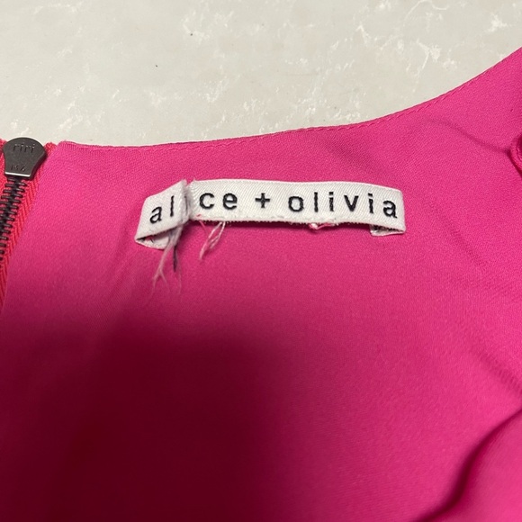 EUC Alice + Olivia Silk Mini Dress - Picture 3 of 3